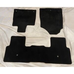 2016-2023 Honda Pilot Floor Mats Carpet Front & 2nd Row Black PP PET SBR PE